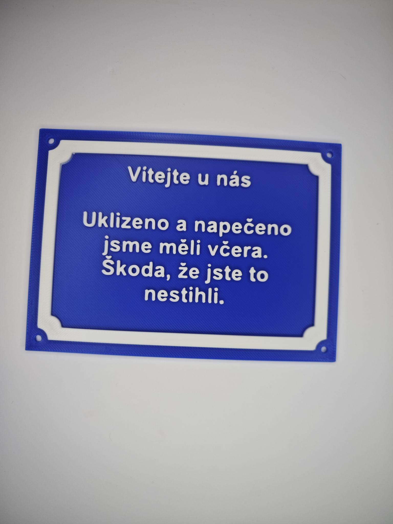 Cedule na dům