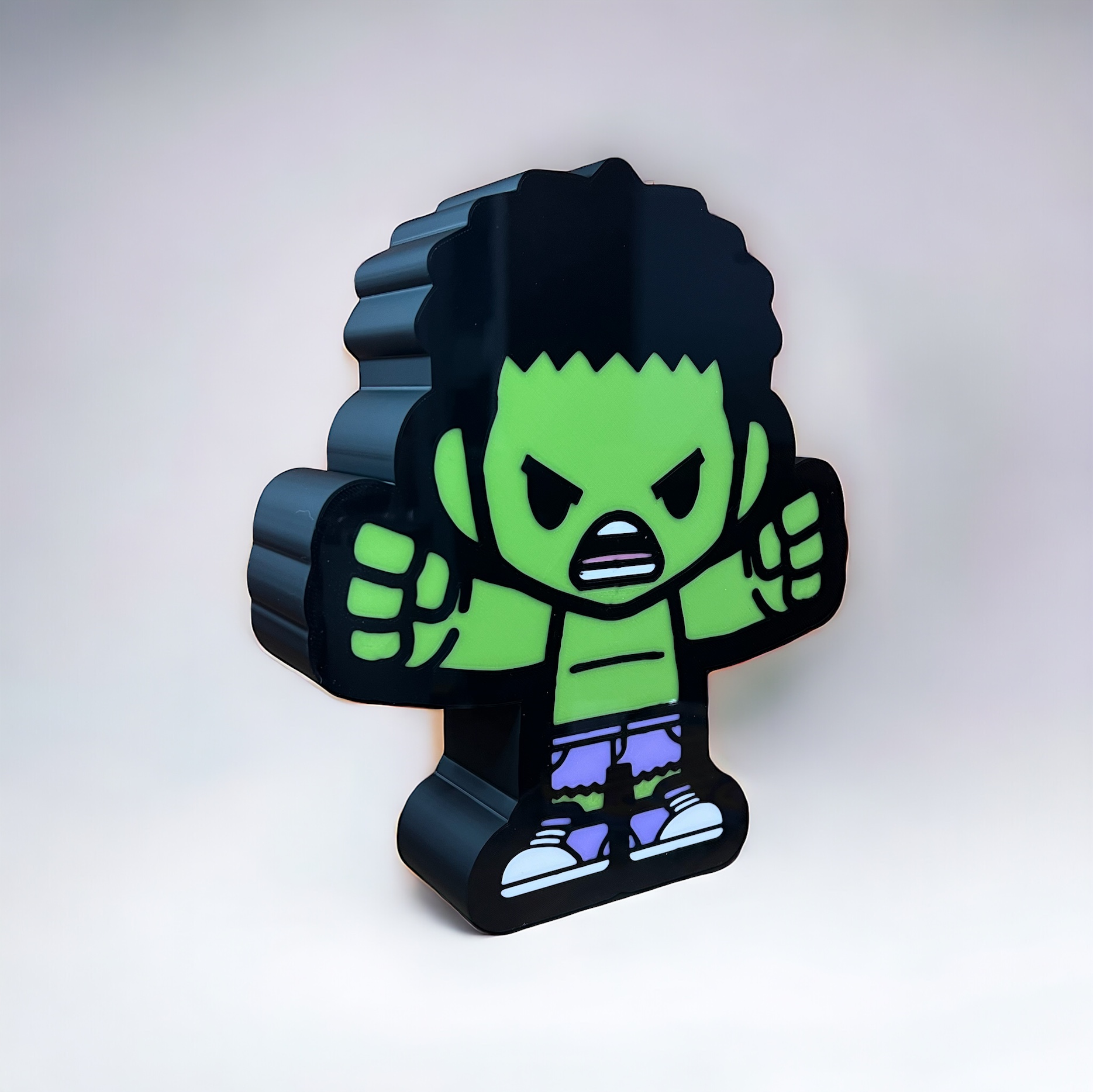 Hulk LED Light Box by CADventures3d Download free STL model