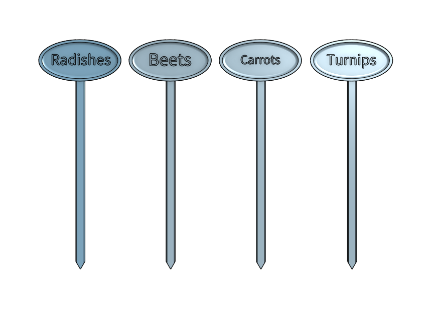 assorted seed row markers