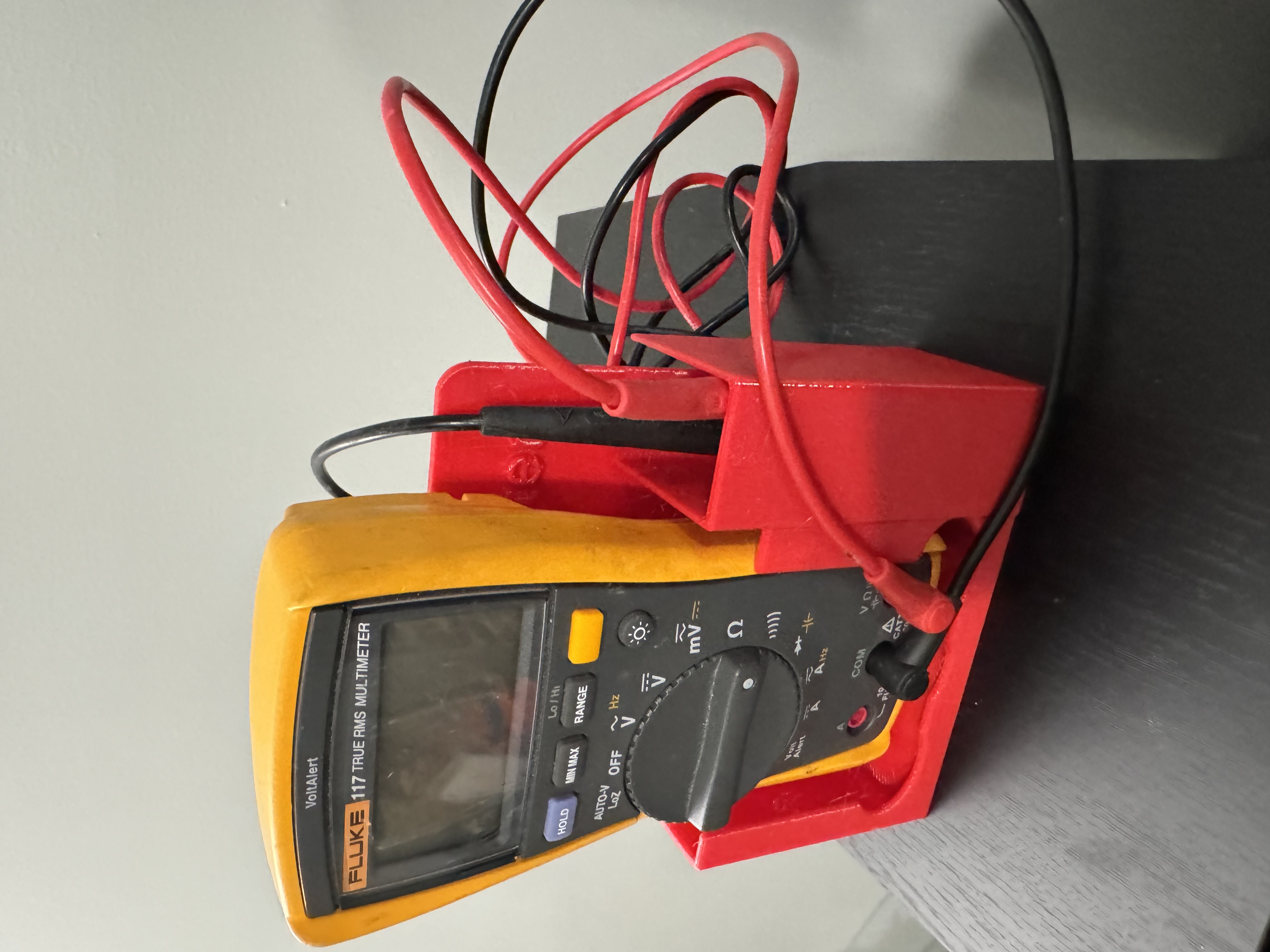 Skadis large multimeter holder for fluke by MZA | Download free STL