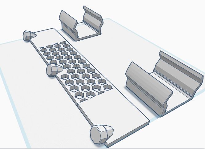 LED Light Mount Multiboard Push-Fit