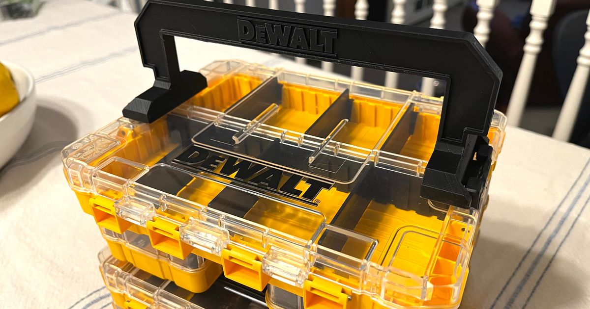 Dewalt Tough Case Handle by Trevor Wood Download free STL model