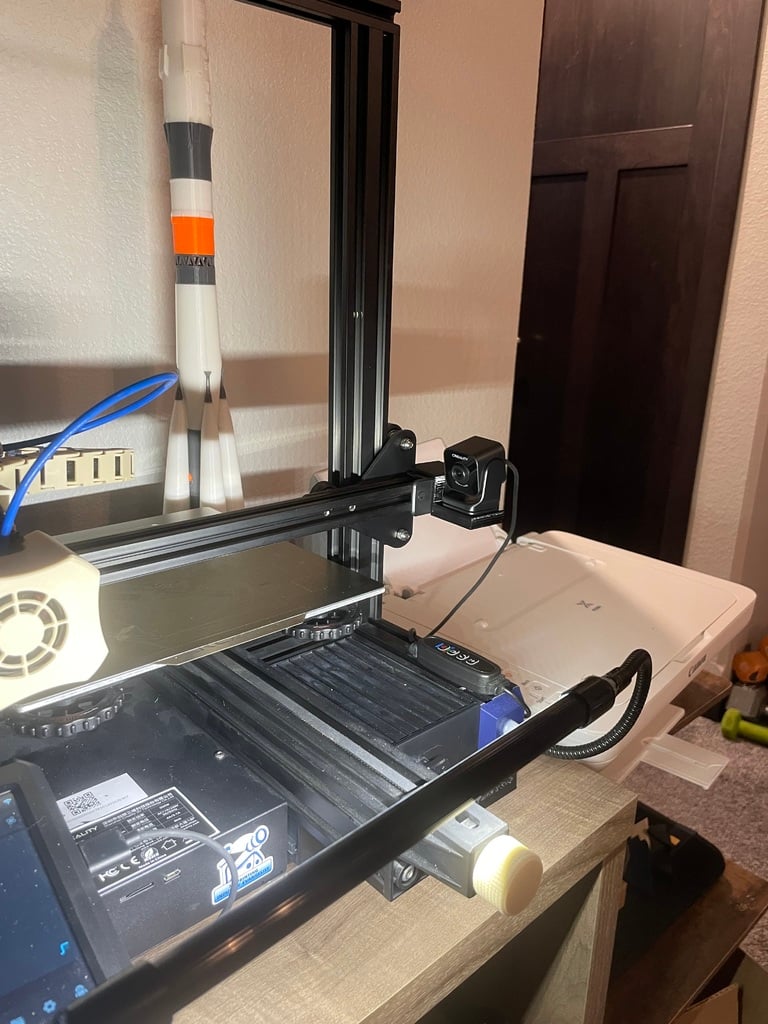 Nebula Camera Mount For Ender 3 V2 By Boozler Download Free Stl Model 9452