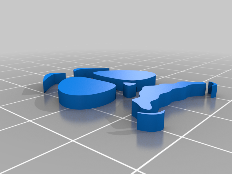 Splashtag Keychains Splash Keychain by Heavy Creators | Download free STL model ...