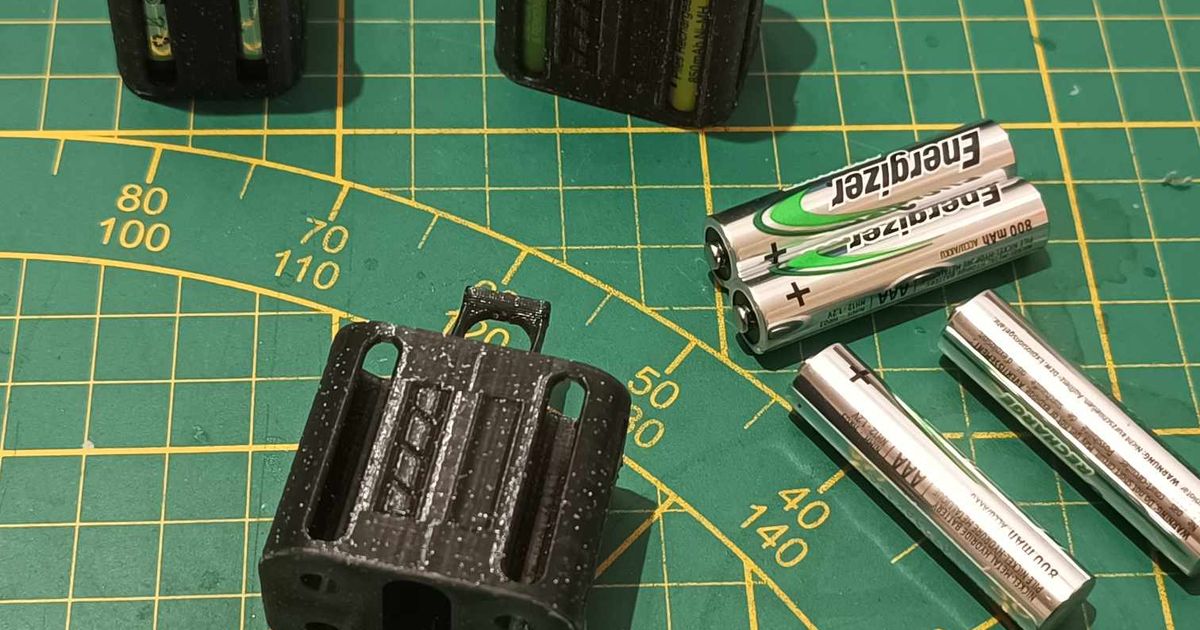 Battery holder by Vladof-Prime | Download free STL model | Printables.com