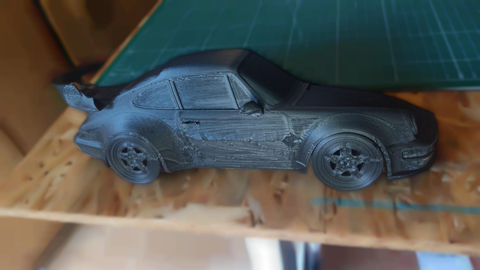 RWB Porsche 911 <964> Turbo wallmounted - improved spoiler attachment — miniatura 3