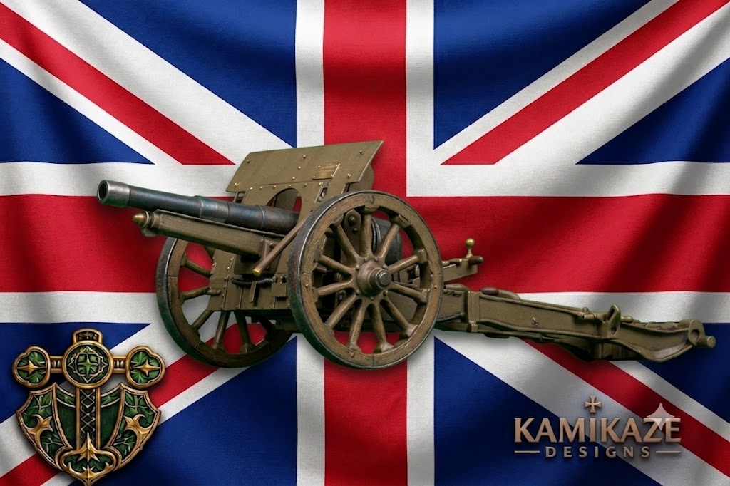 WW1 British 18-Pounder Artillery Gun