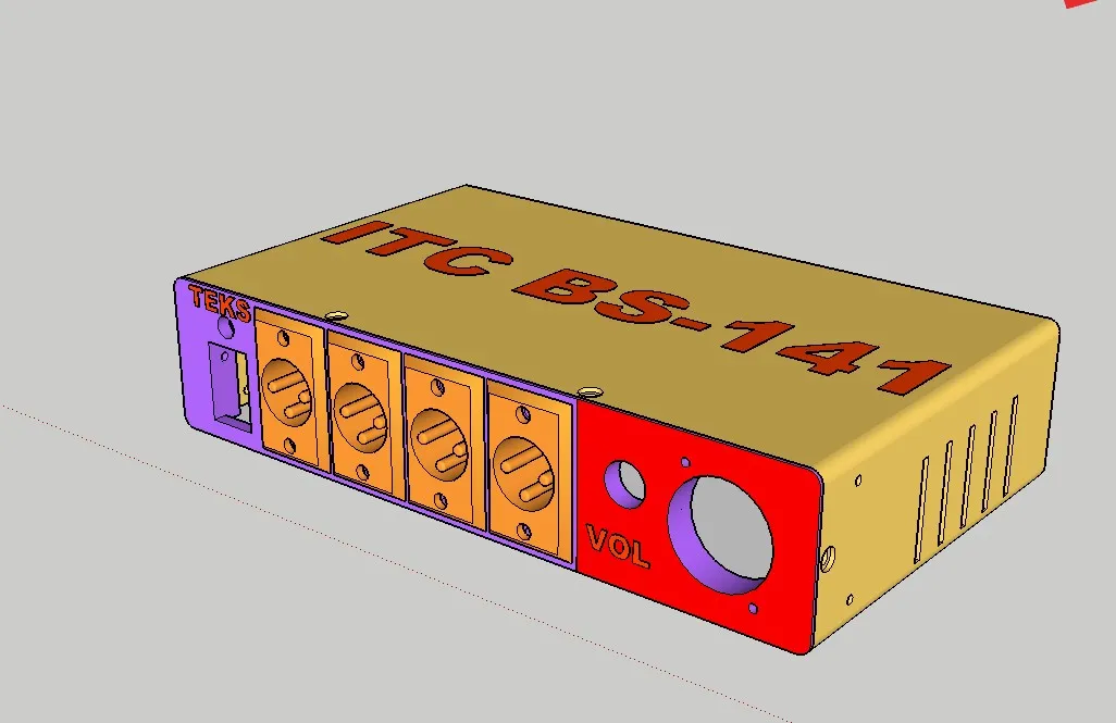 Intercom with 4 channels, base station by Sica | Download free STL ...