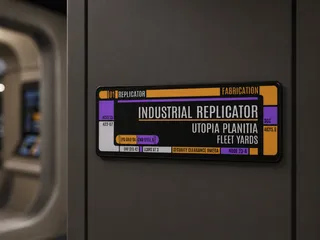 Industrial Replicator - LCARS - Panel - Star Trek
