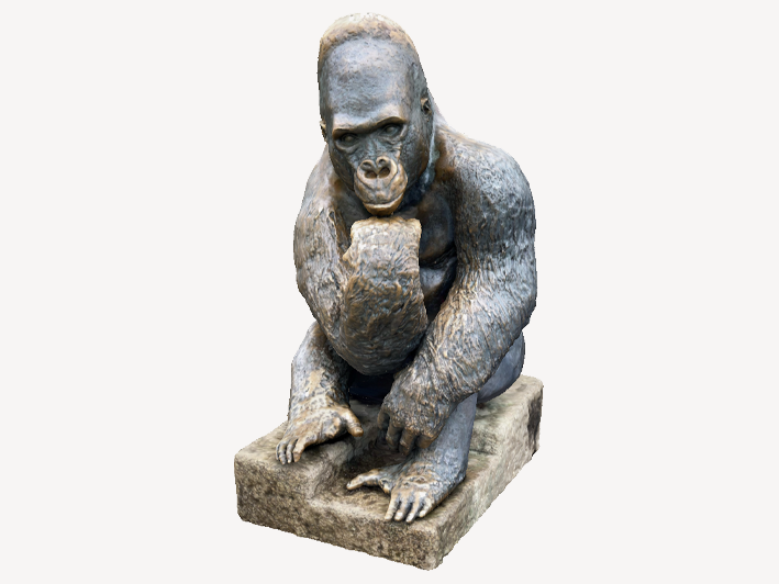 Gorilla Statue Photo Scan
