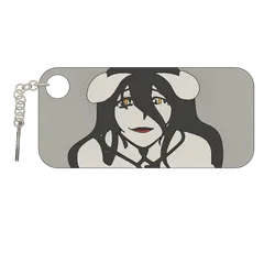 Albedo Overlord Keychain