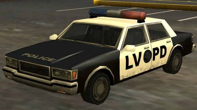 RC BODY 1:10 GTA SA POLICE CAR