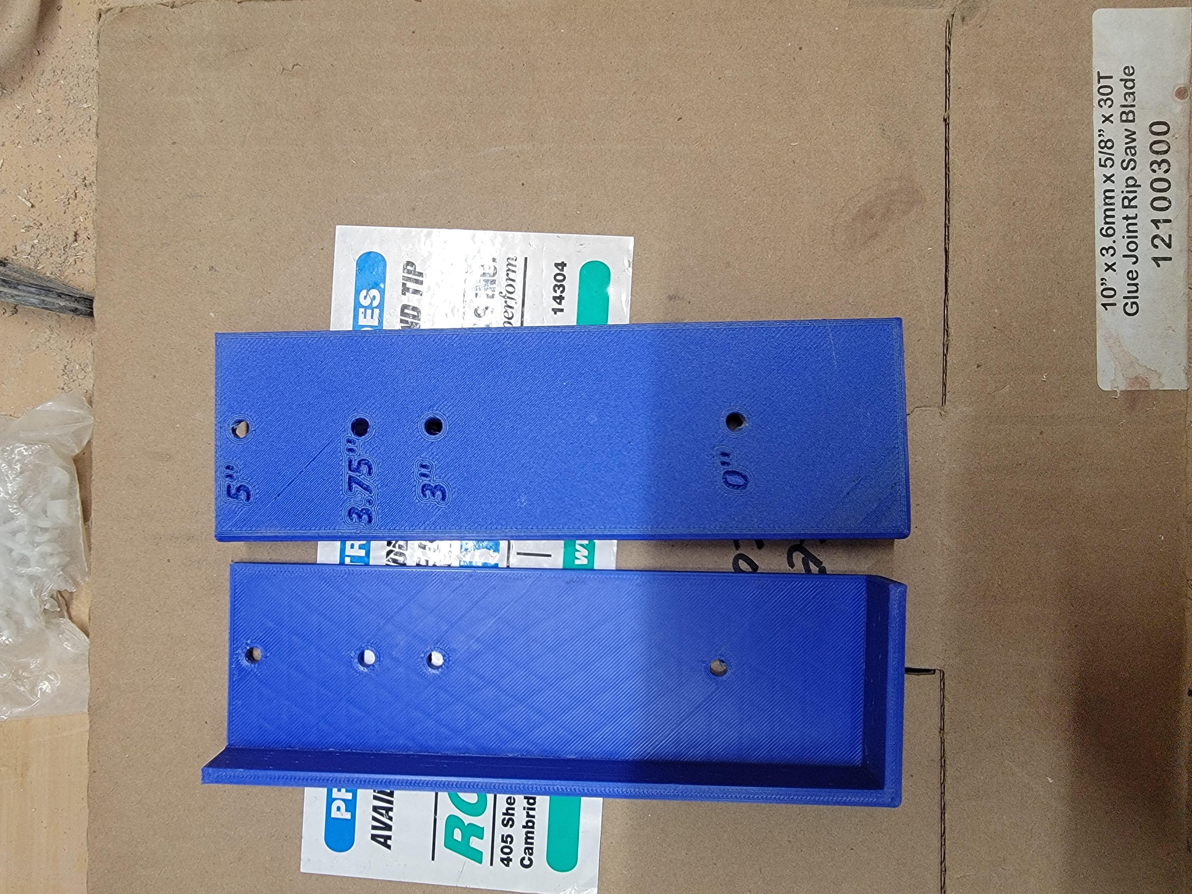 Cabinet hinge panel handle template — thumbnail 2