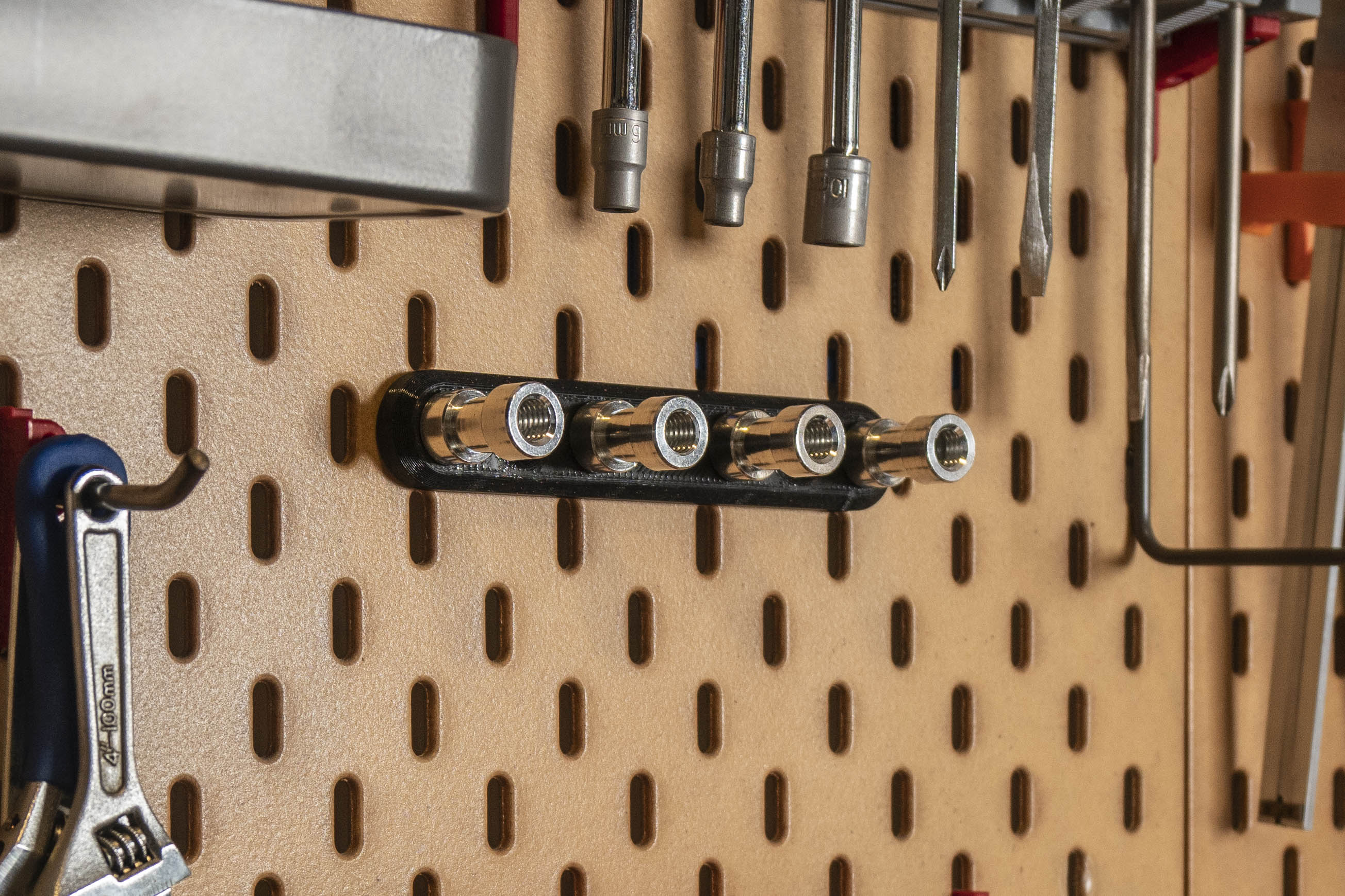 Light Stand Adaptor Holder Wall Mount/IKEA Skadis Pegboard
