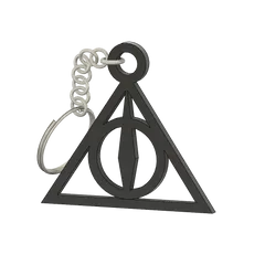 Deathly Hallows Keychain