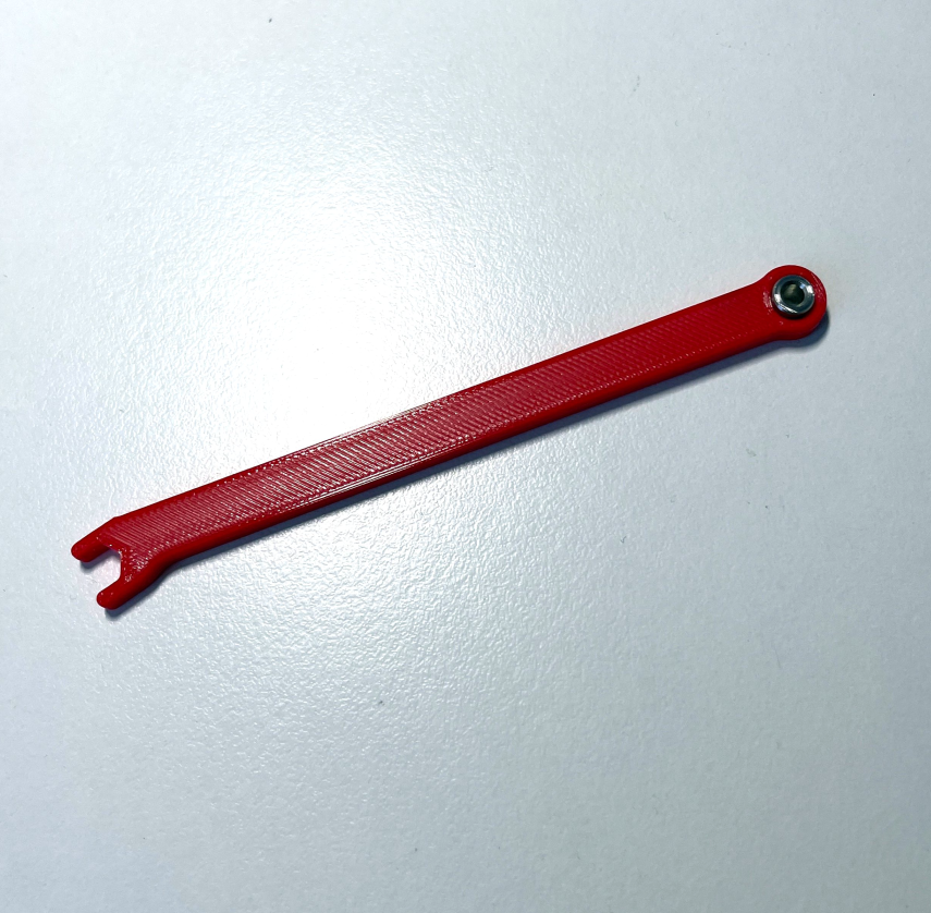 Combi tool (spacer holder and wrench) for "Nylock Mod"
