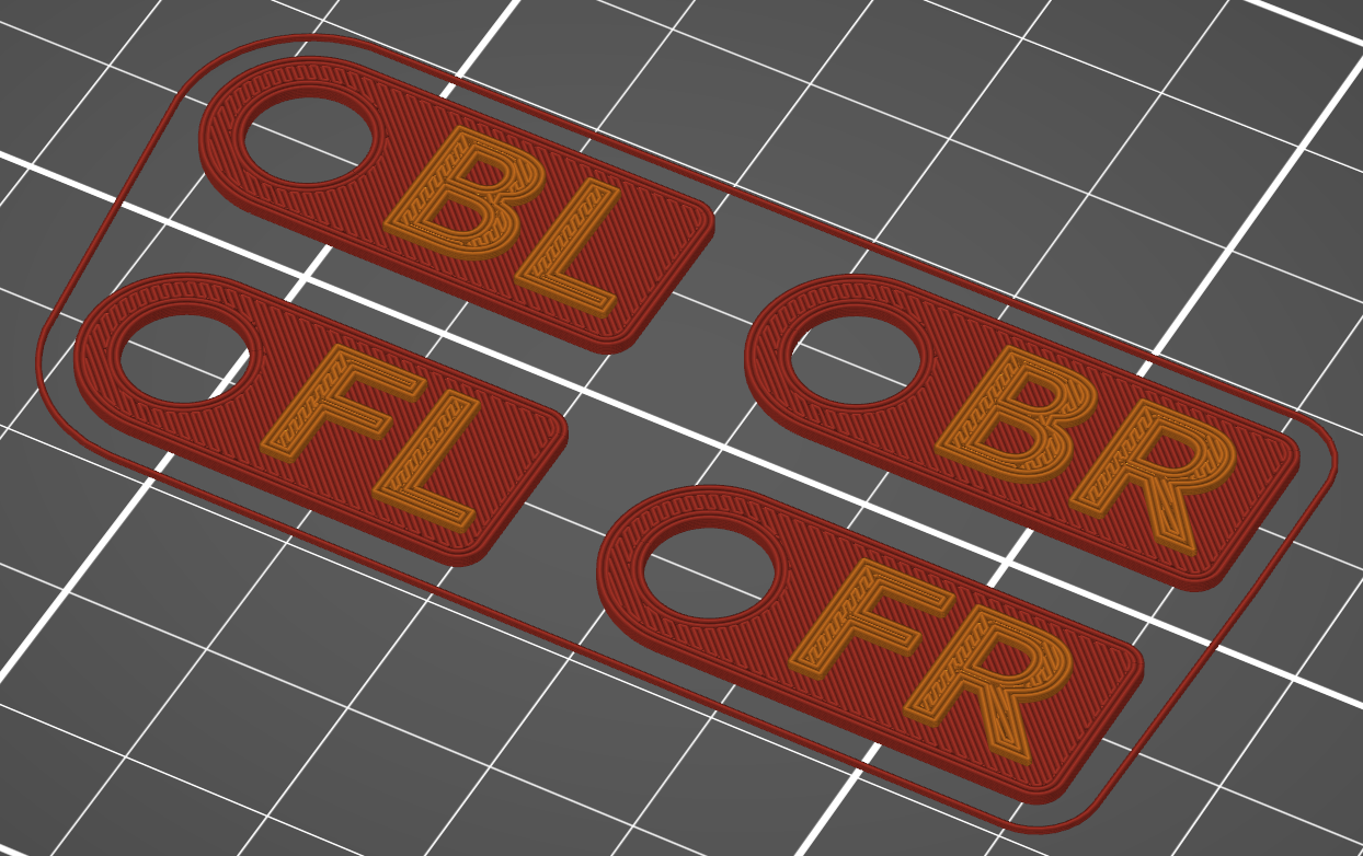 Tire markers / Reifenkennzeichen