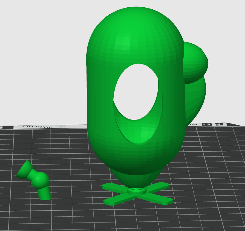 Print in Place Submarine with Periscope Separated