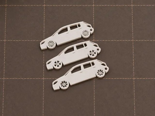 Skoda fabia 2 keychain mk2 wheels