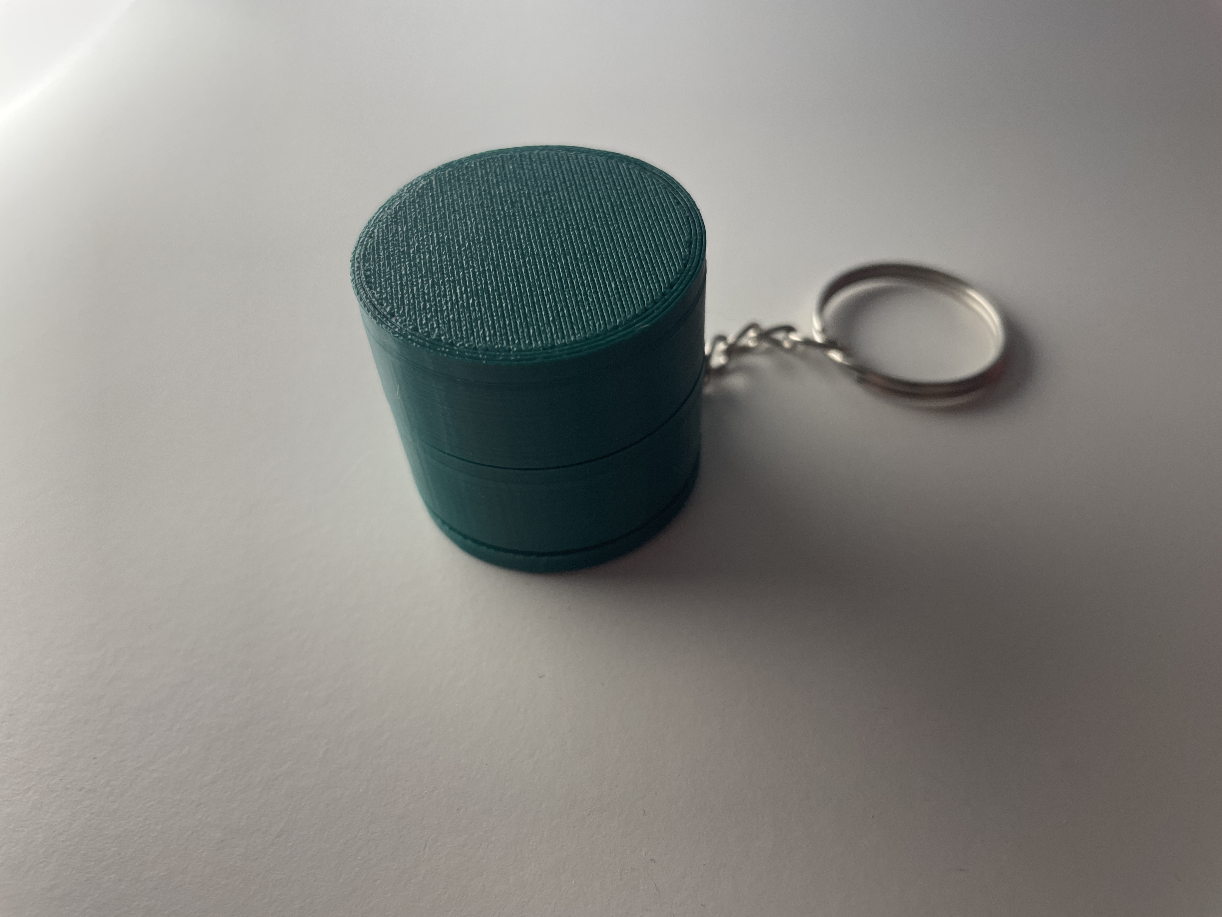 Pill box keychain middle for infinite stacking (big)