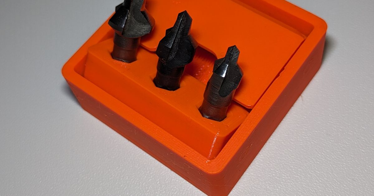 PrintinPlace Box and Stand for Wolfcraft Countersink by JFKonstruiert Download free STL