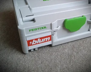 Blum label for Tanos / Festool systainer SYS3