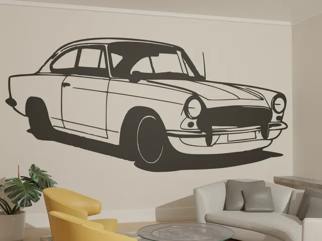 Car Wall Art 2d