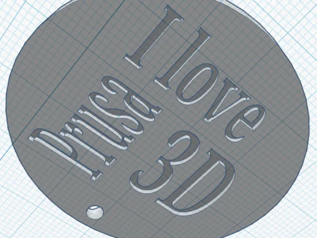 I love printables keychain