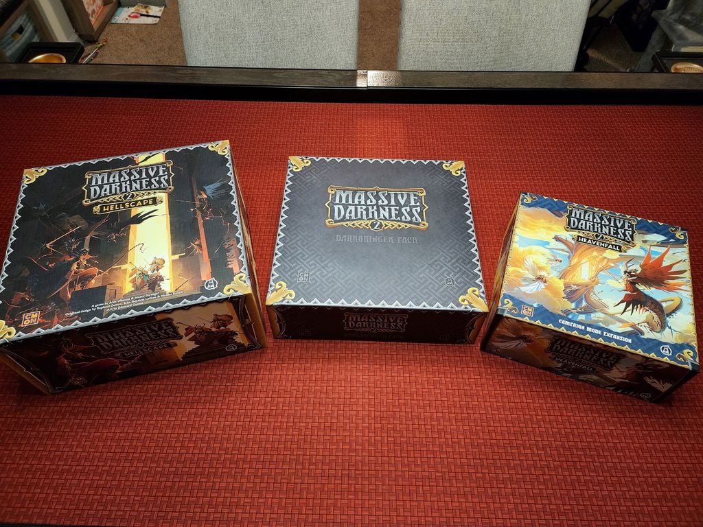 Massive Darkness 2 insert - Heavenfall Pledge Kickstarter Edition - Remix