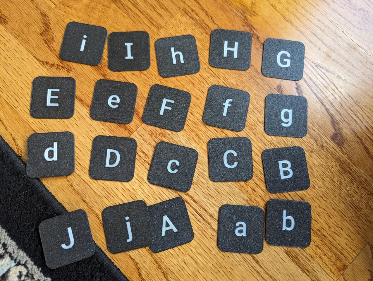 Alphabet memory tiles by Alexander Boyd | Download free STL model ...