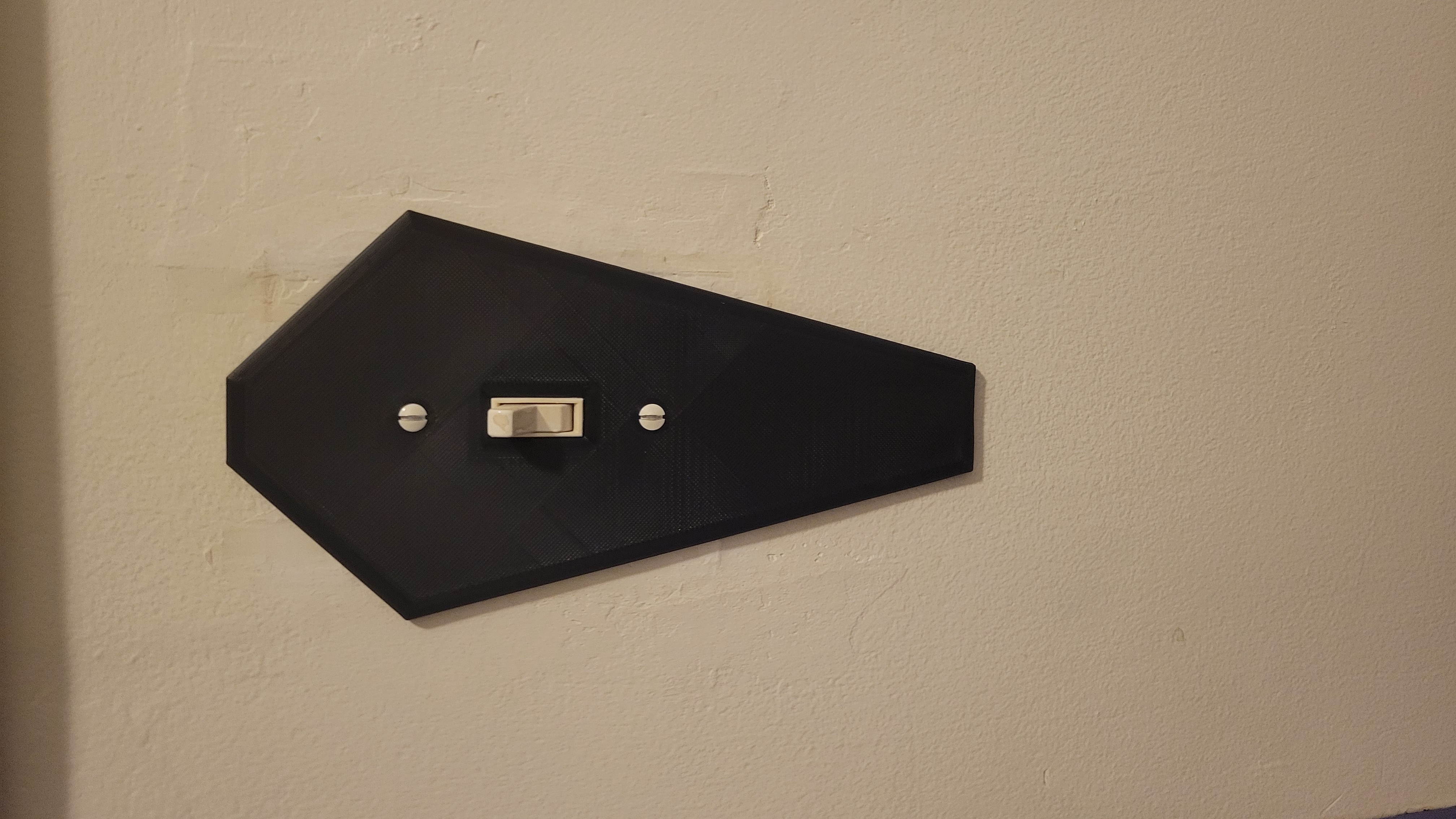 Coffin Light Switch Plate