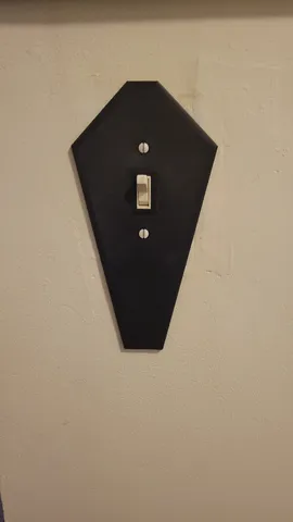 Coffin Light Switch Plate