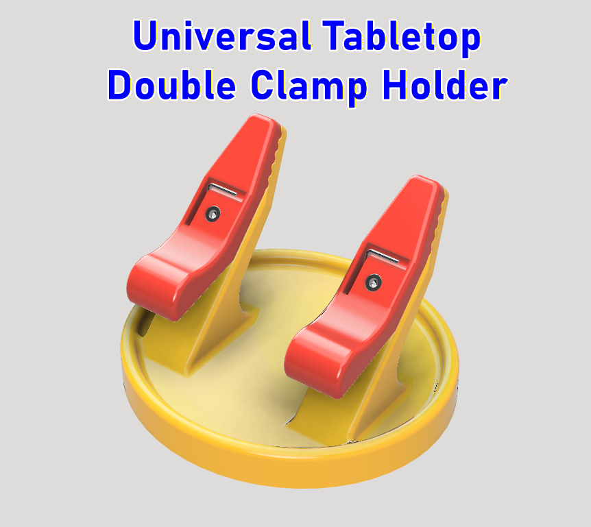Universal Tabletop Double Clamp Holder (Helping Hands)