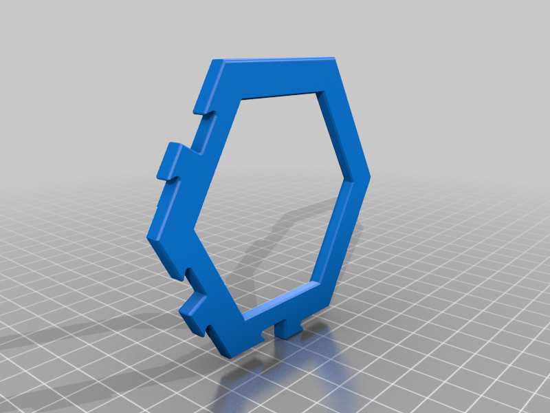 Miniatura 2 do modelo 3D Catan Interlocking Tiles - Rounded Edges