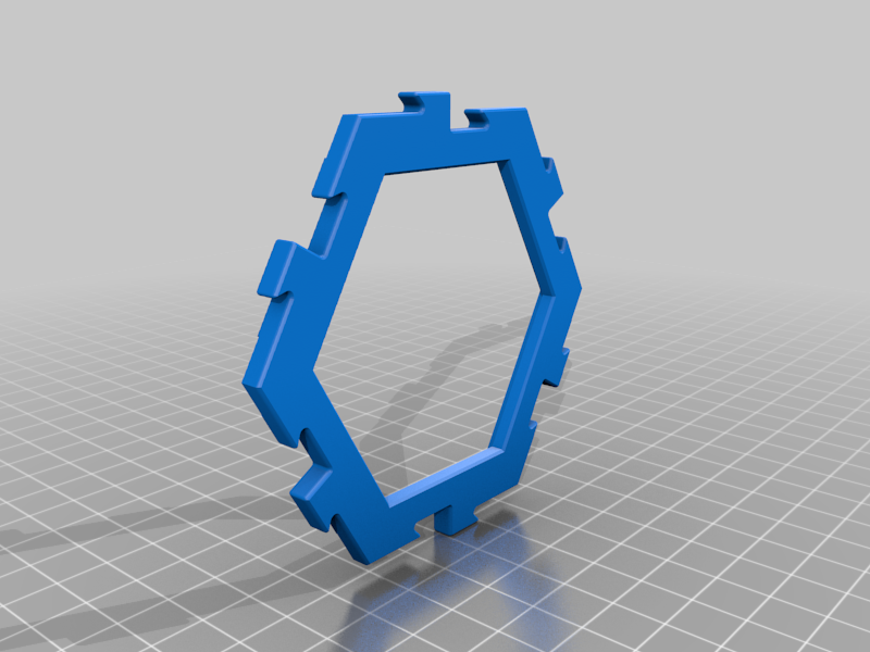 Miniatura 3 do modelo 3D Catan Interlocking Tiles - Rounded Edges