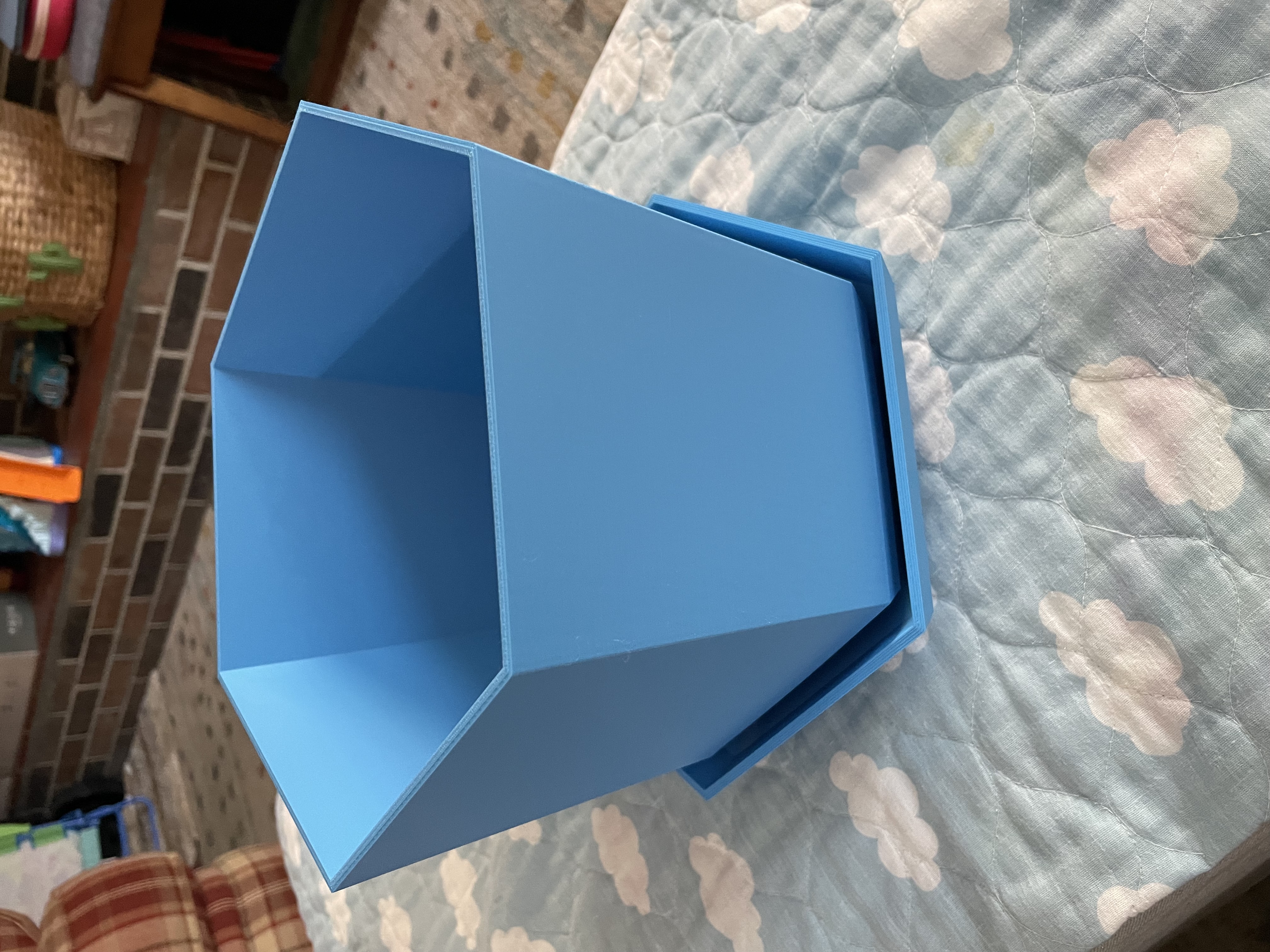 Hexagonal Flower Pot and Base