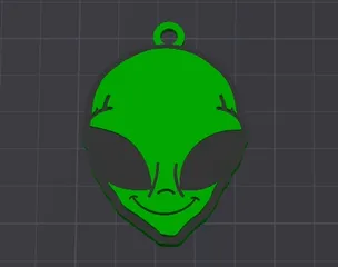 paul the alien keychain / necklace charm(free for commmercial use)