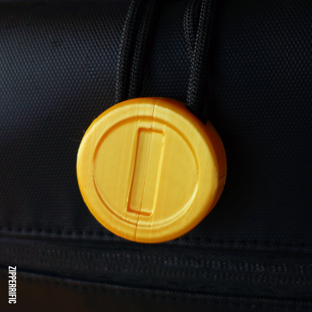 Zipper Pull - Gold Coin (Super Mario)