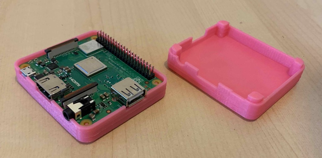 Raspberry Pi 3 Model A+ & Case by thrasher | Download free STL model ...