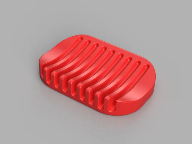 Oval Shaped Self Draining Soap Dish