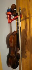 Violin hanger without screws/anchors