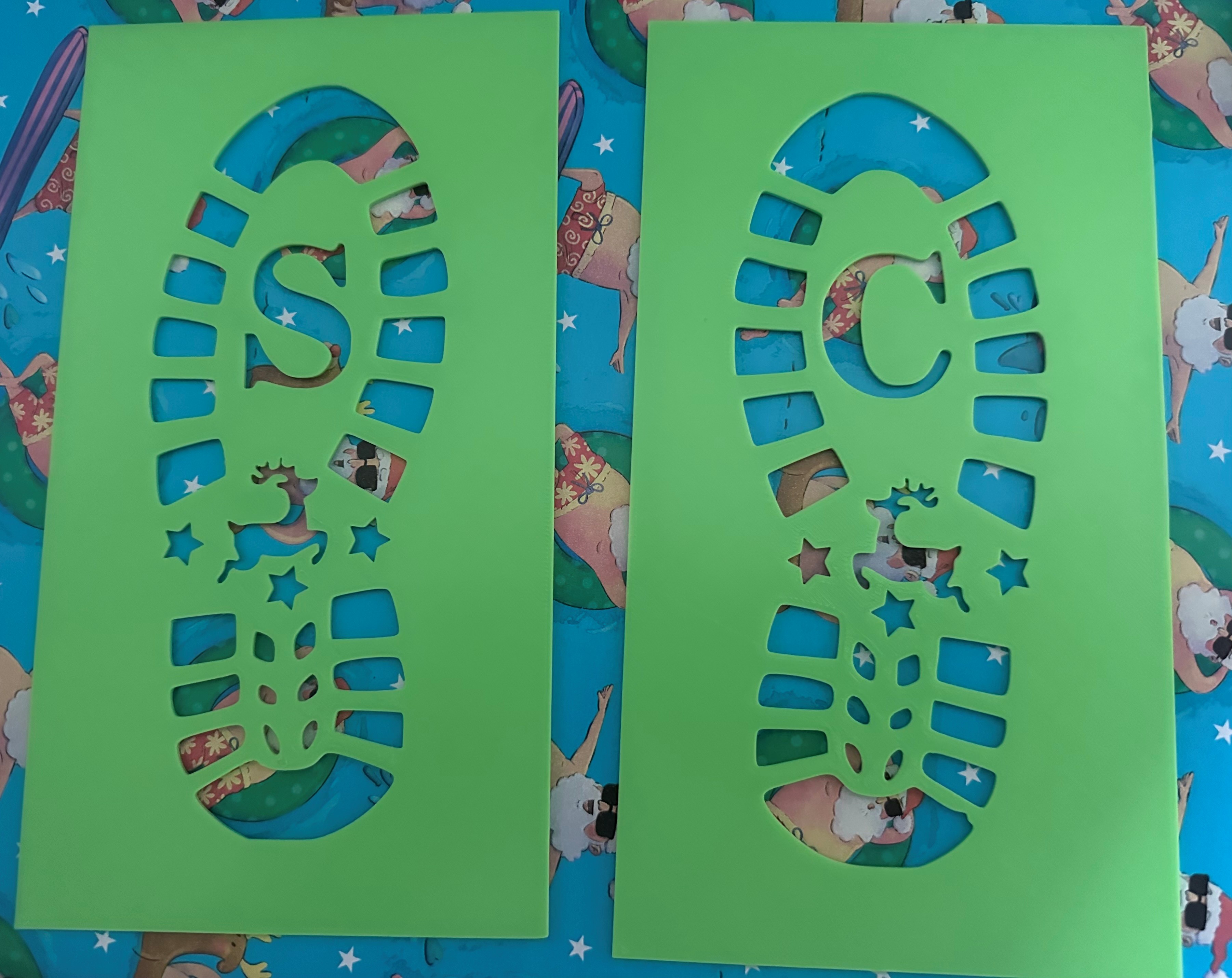Santa's Footprint Template