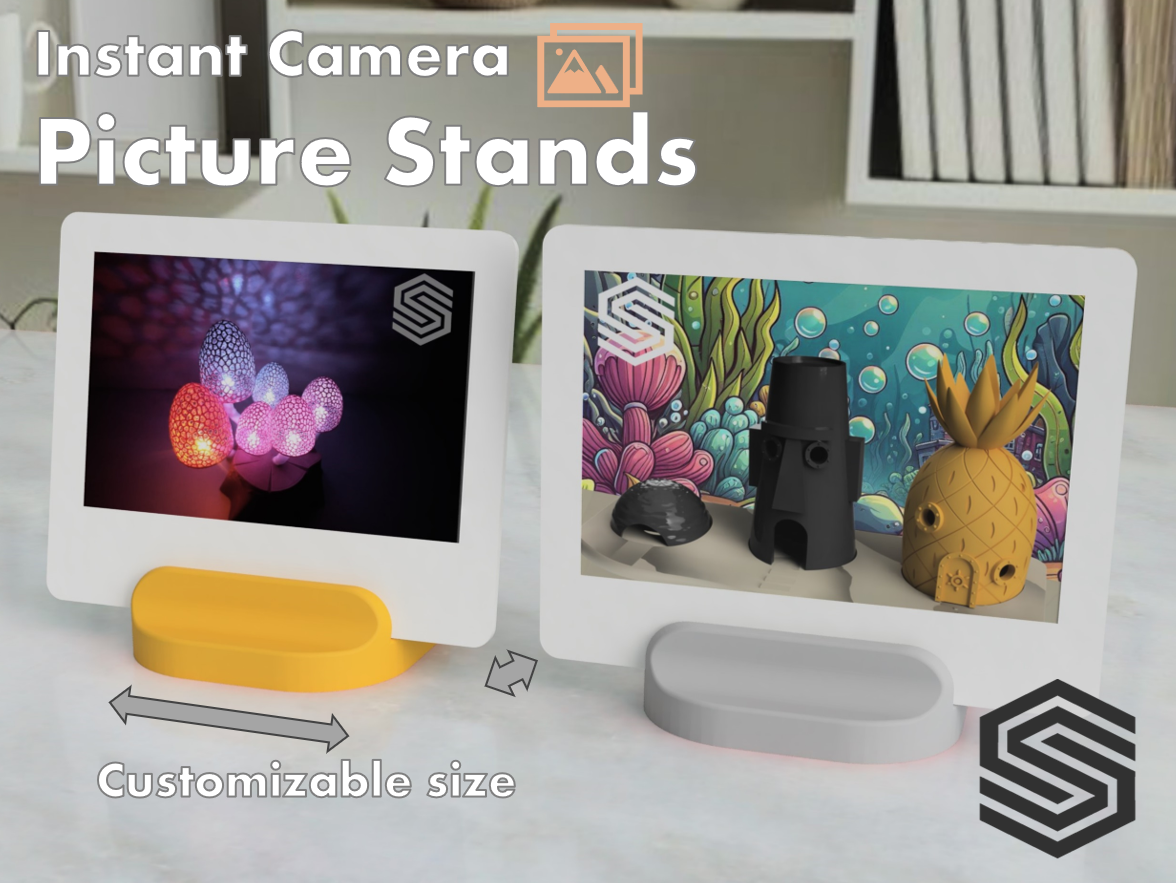 Instant Camera Picture Holders - customizable