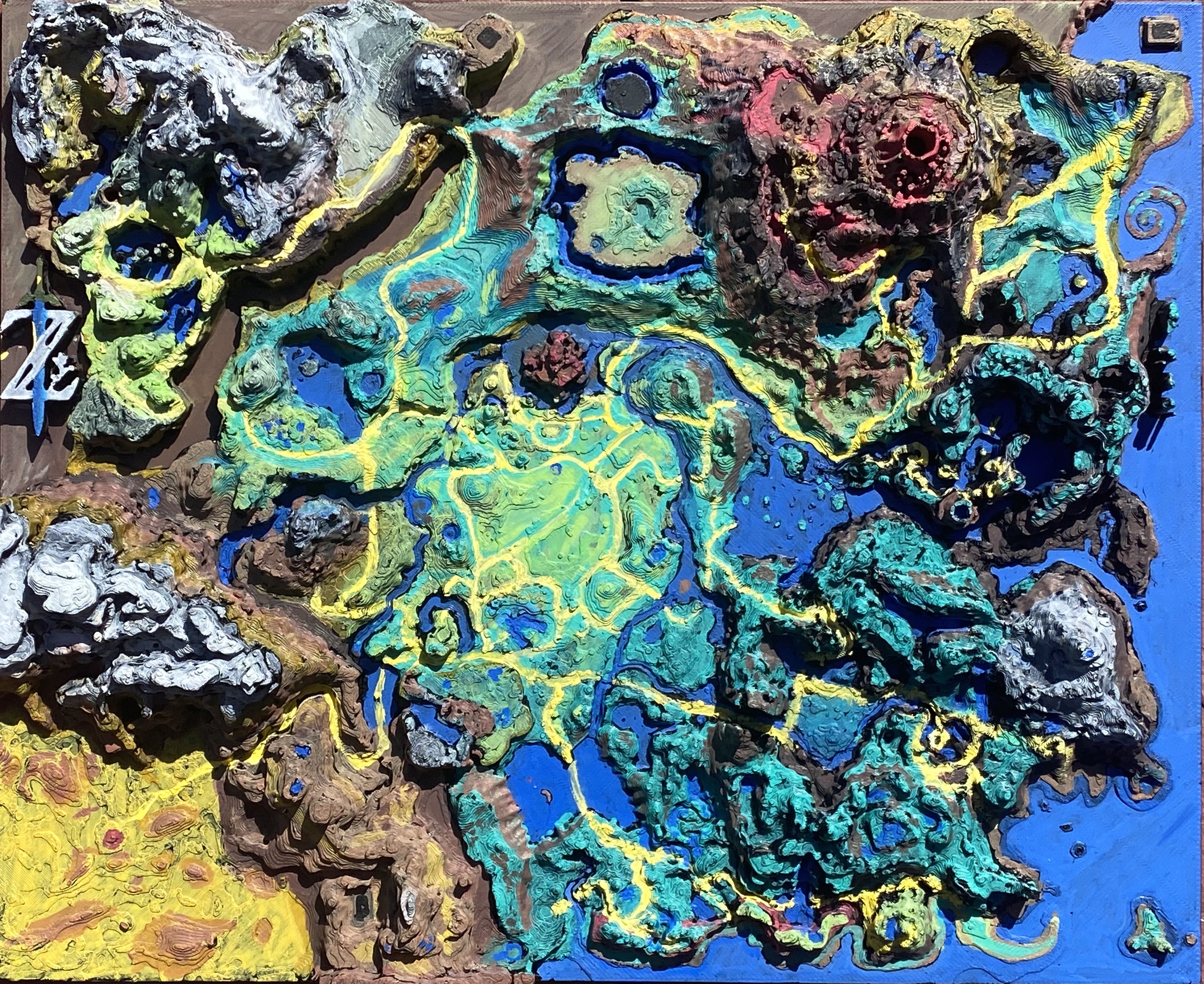 Zelda BotW(Breath of the Wild) Hyrule world map