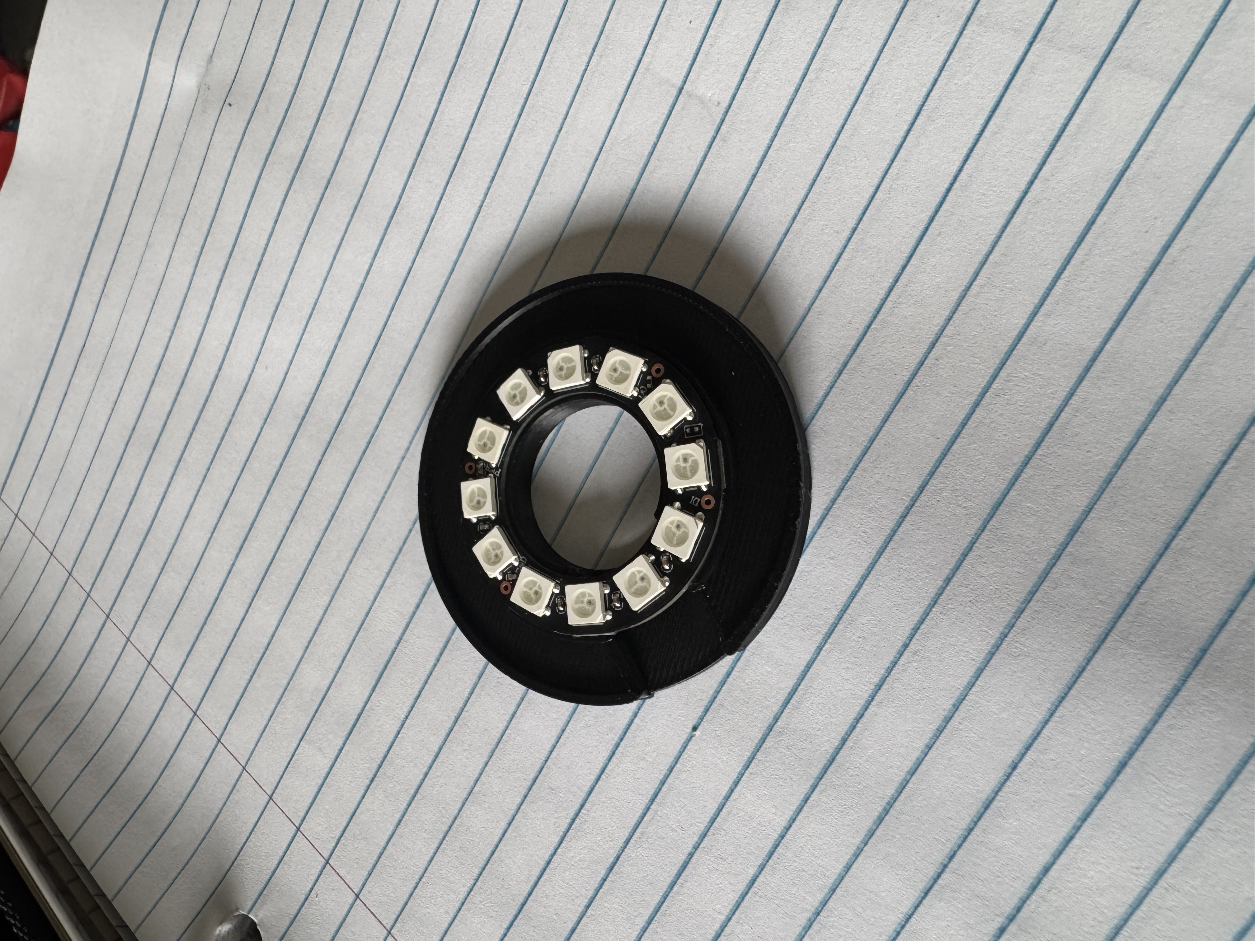 Smaller LED ring for alternative light