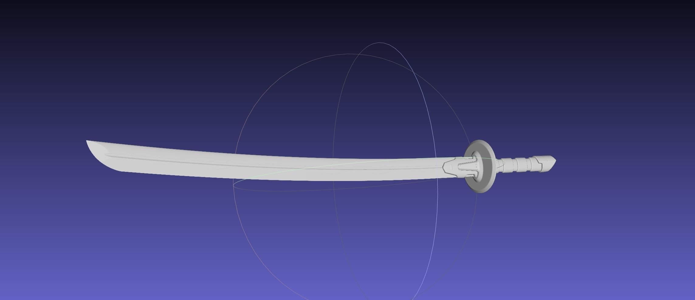 3D-Printable Asterisk War Toudou Sword And Sheath Cosplay Props