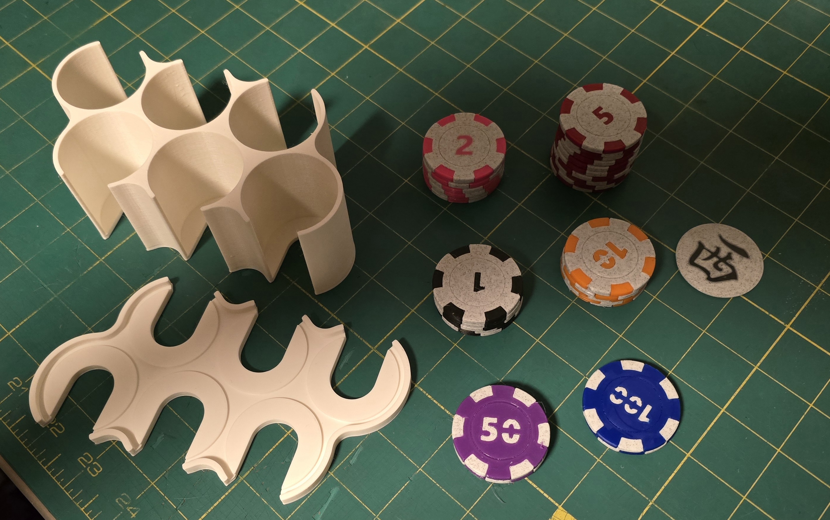 Poker Chip Tray and Top