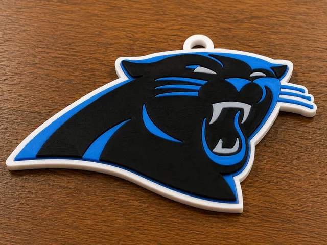 Carolina Panthers Oversized 3D Fan Logo Pendant