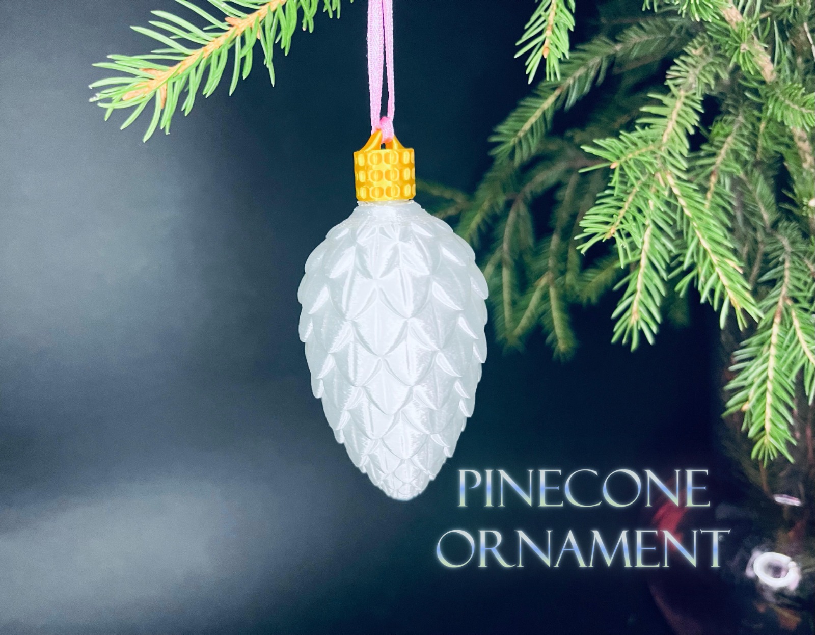 Christmas tree Pinecone ornament - collection 2025