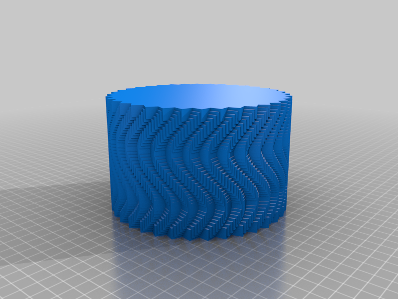 Miniatura 3 do modelo 3D Cubic Sin Wave Vase